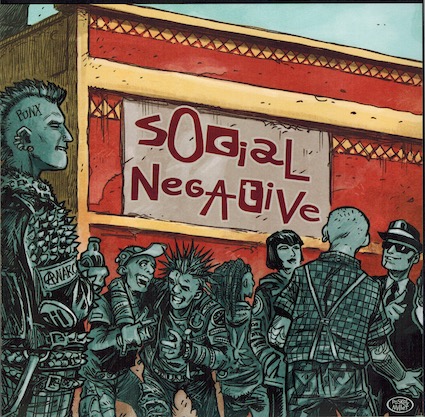 Social Négative : Pochette 1 Vinyl transparent EP